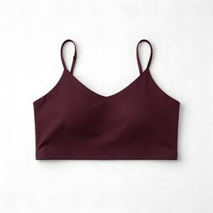 Athleta Deep Burgundy Crop Top